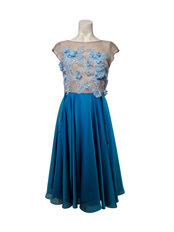 Proginė vienetinė INGRID INŽI žydra midi suknelė, M