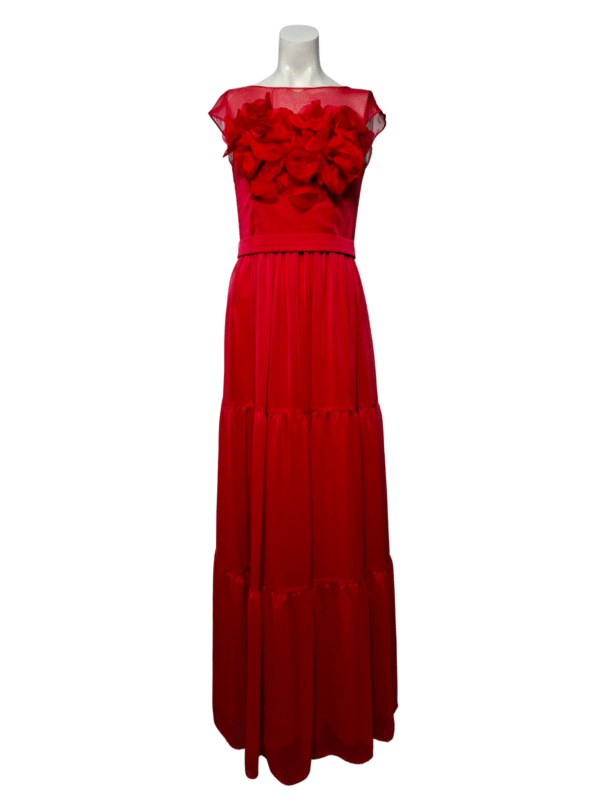 Proginė INGRID INZI raudona maxi suknelė, S