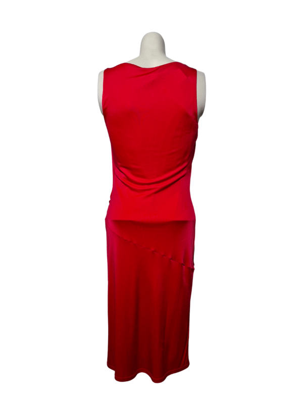 Raudona šilko mišinio NOLI suknelė, S/M