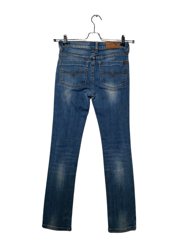 Mėlyni blukinti GUESS džinsai, S