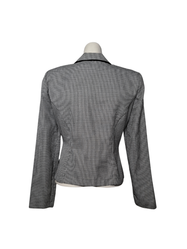 Pilkas languotas vintažinis švarkas, S