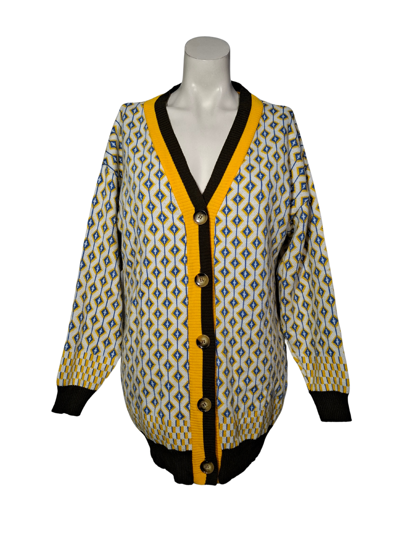 Raštuotas DÜLGER megztinis, L