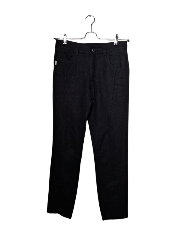 Juodos lininės kelnės, S