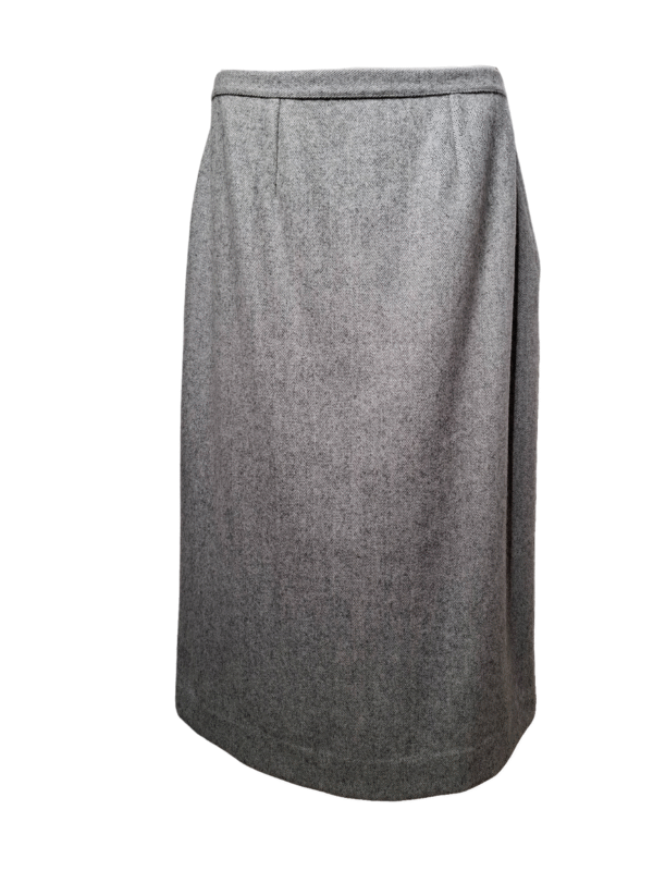 Pilkas raštuotas sijonas, L