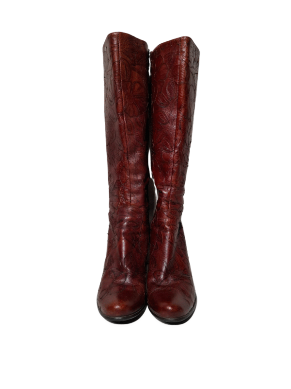 Rudi pašiltinti odiniai ilgaauliai, 38 dydis