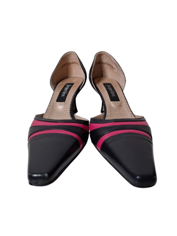 Mėlyni su rožinėmis juostelėmis aukštakulniai, 39 dydis