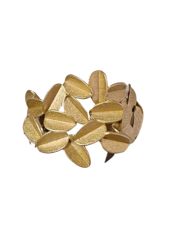 Aukso spalvos LEAVES METALLIC apyrankė
