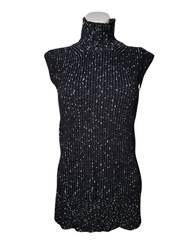 Juoda raštuota liemenė, XS