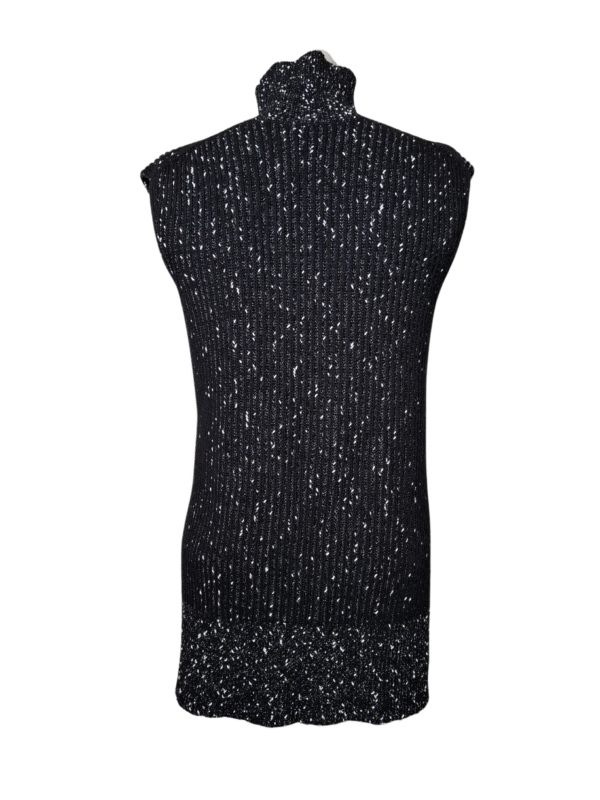 Juoda raštuota liemenė, XS