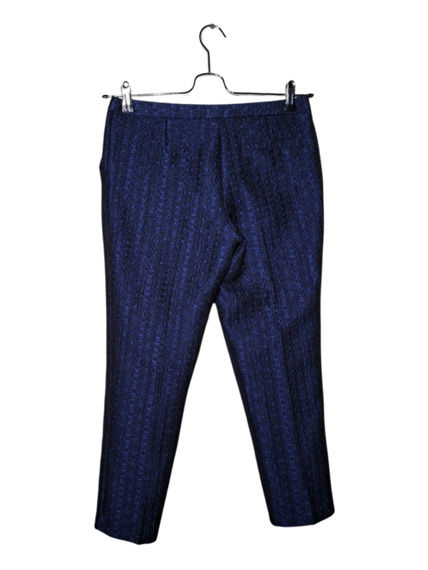 Mėlynos raštuotos blizgios kelnės, NAUJOS, M