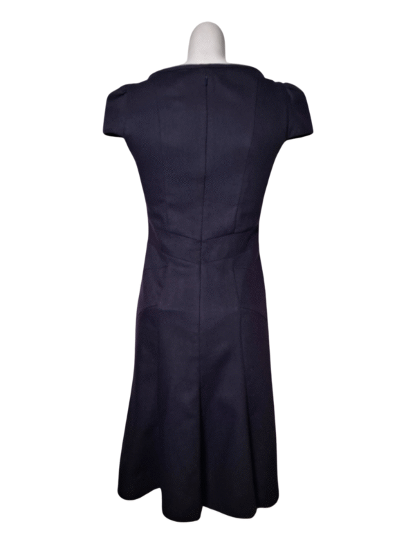 Tamsiai mėlyna vilnonė suknelė, NAUJA, S