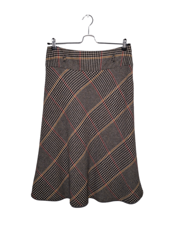 Įvairiaspalvis raštuotas sijonas, L