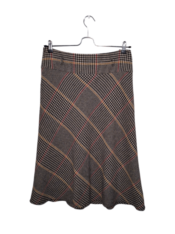 Įvairiaspalvis raštuotas sijonas, L