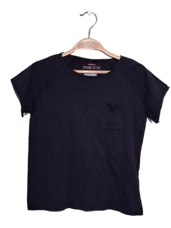 Tamsiai mėlyni vaikiški marškinėliai, 152 cm