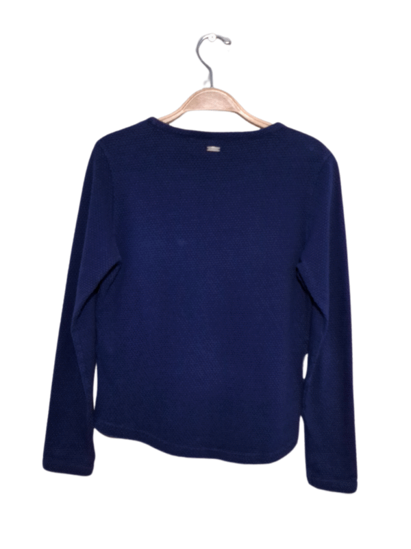 Violetiniai vaikiški marškinėliai ilgomis rankovėmis, 12 m.