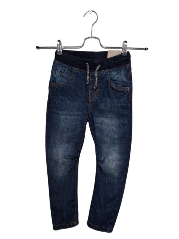 Mėlyni vaikiški džinsai, 6 m.