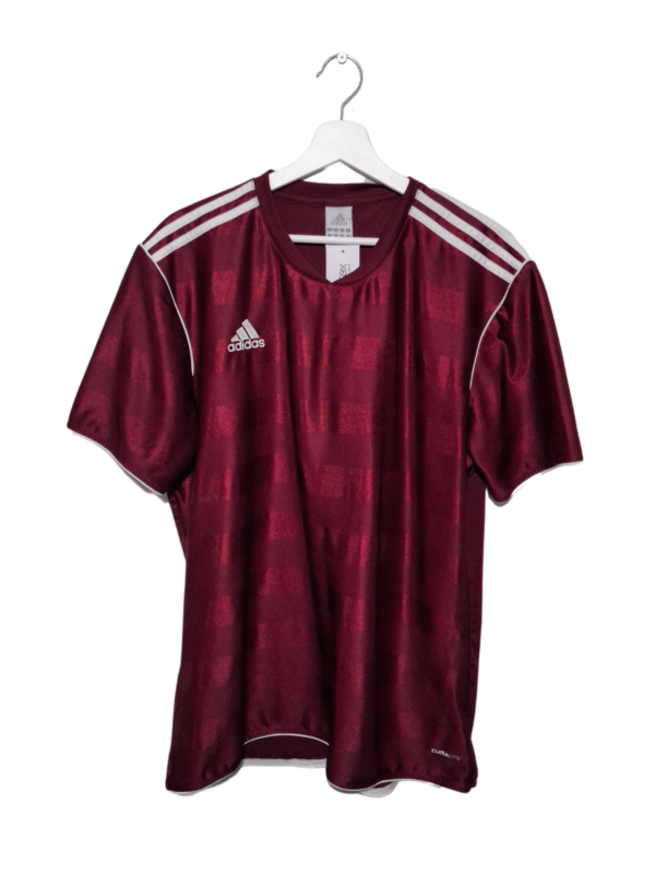 Tamsiai raudoni sportiniai marškinėliai, XL