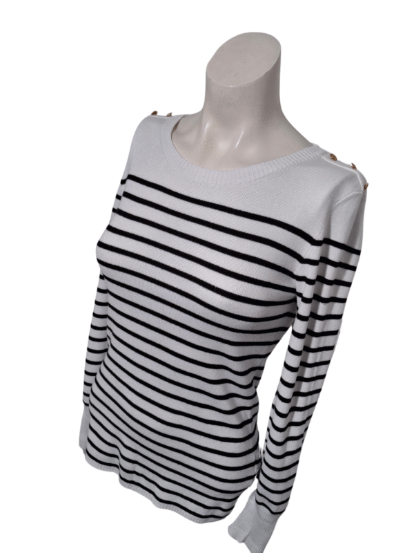 Dryžuotas megztinis, XS