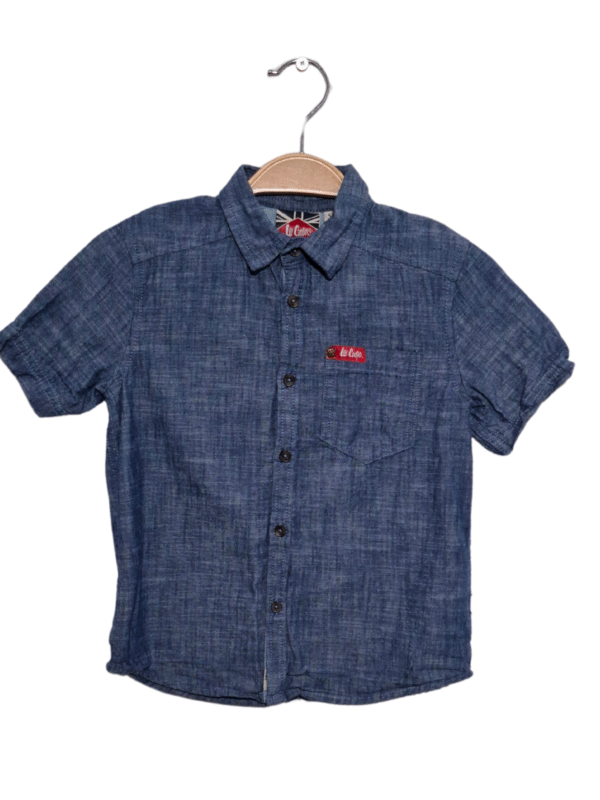 Džinsiniai vaikiški marškiniai, 5/6 m.