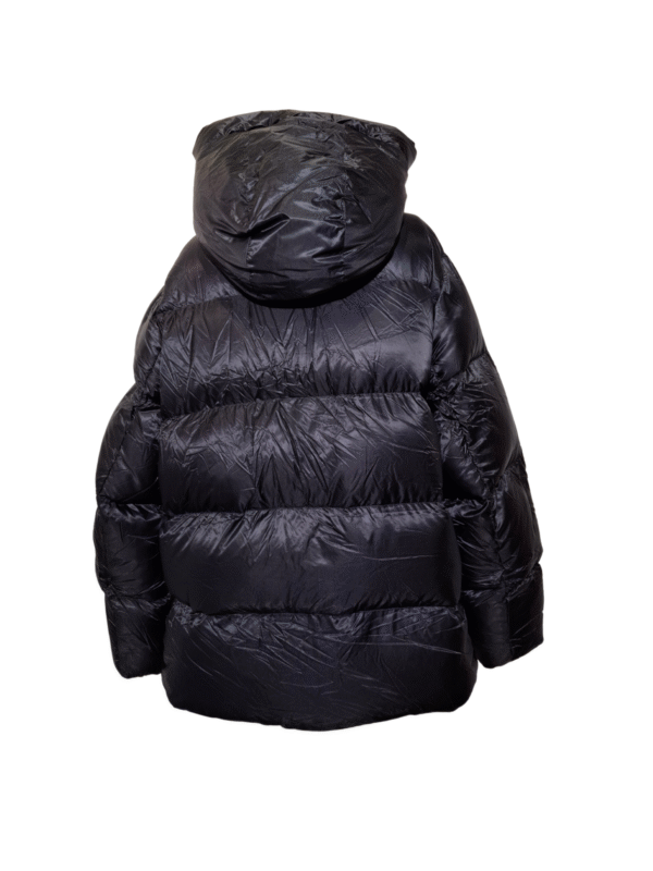 Juoda pūkinė AUDIMAS/ Retold by TEXTALE striukė, NAUJA, XXL