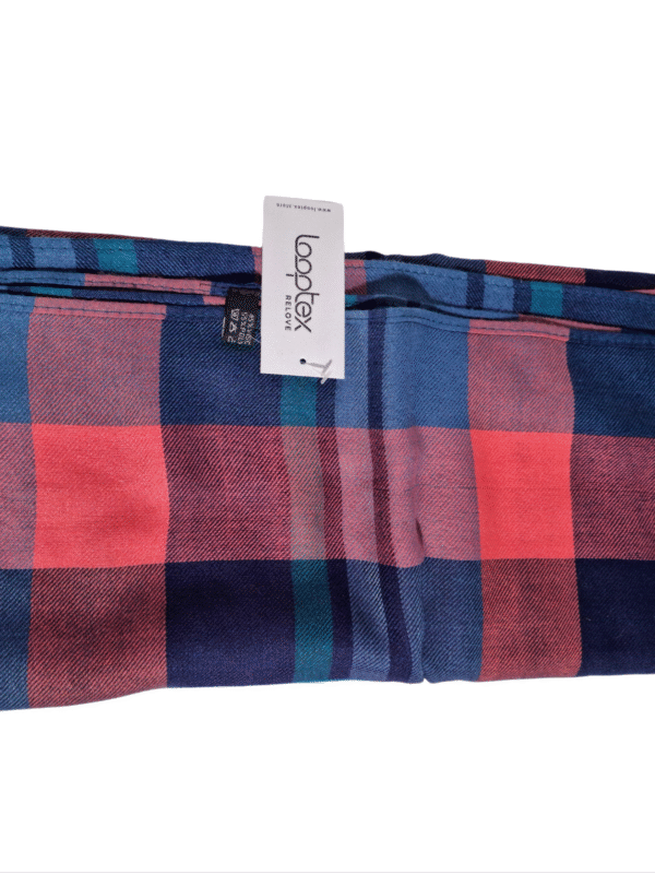 Įvairiaspalvis languotas šalikas