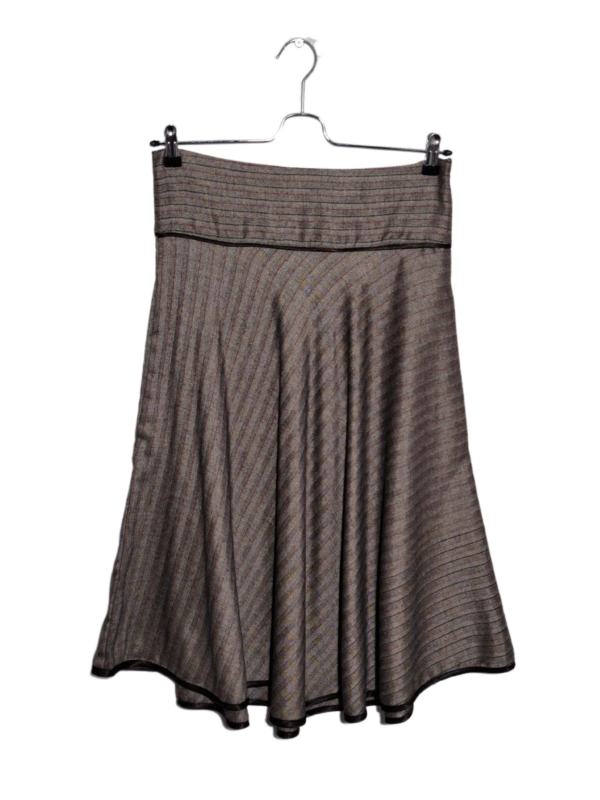 Rudas sijonas su kišenėmis, XL