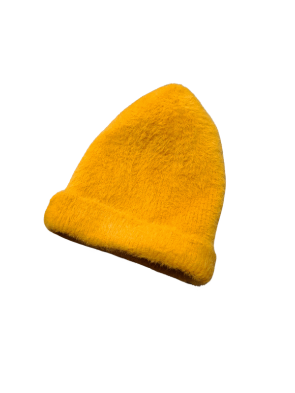 Geltona vaikiška kepurė