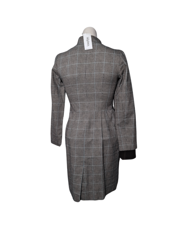 Pilka languota vilnonė suknelė, S