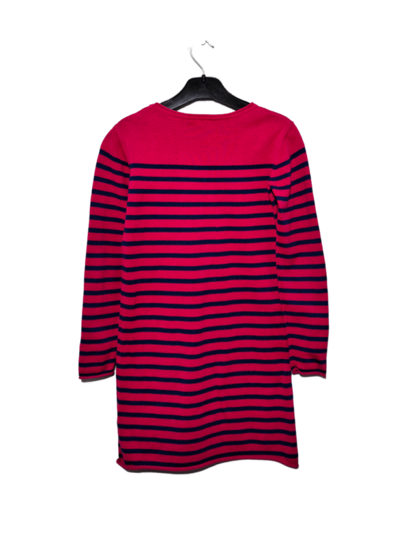 Rožinė dryžuota vaikiška suknelė, 140 cm