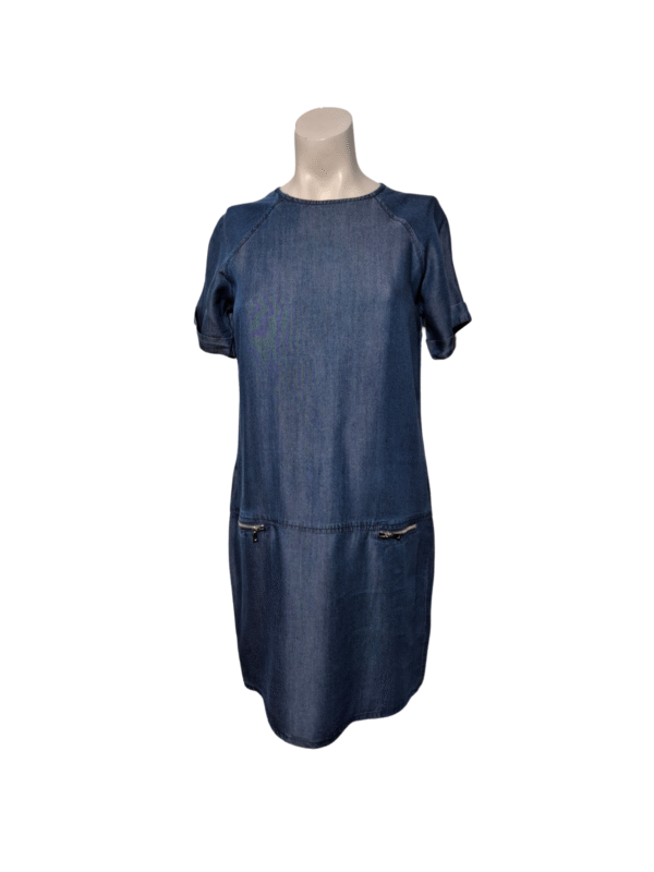 Mėlyna džinsinė suknelė, XS