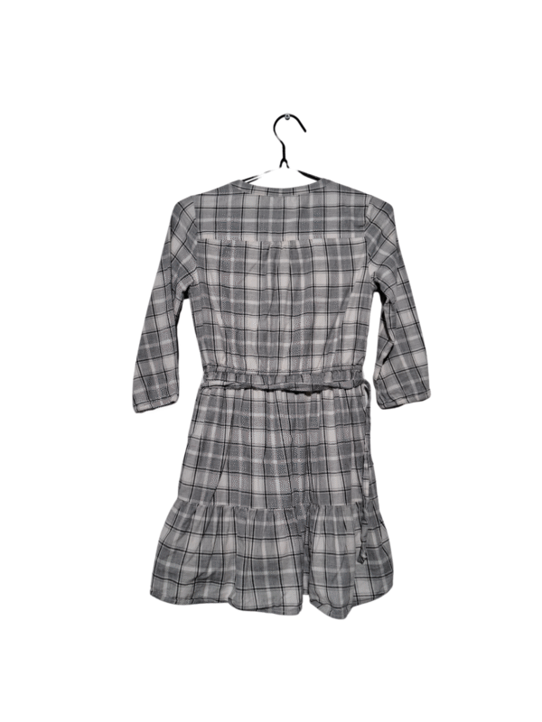 Pilka languota vaikiška suknelė, 12-13 m.