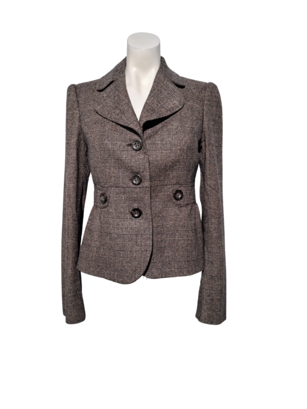 Rudas raštuotas kostiumėlis, M