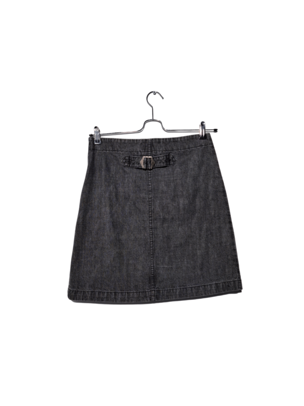 Pilkas džinsinis sijonas, M