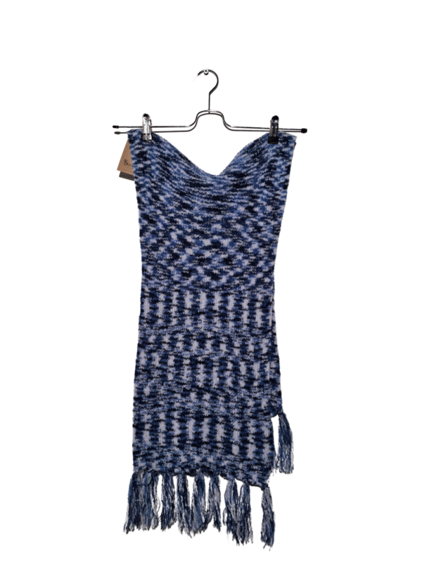 Mėlynas raštuotas šalikas, NAUJAS