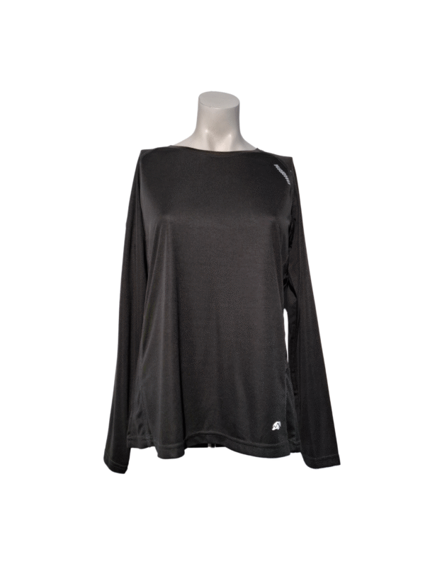 Pilka sportinė palaidinė ilgomis rankovėmis, L