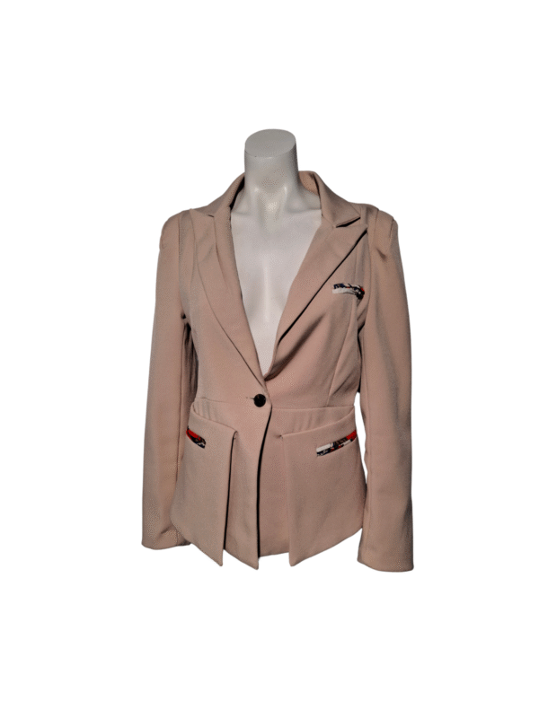 Smėlio spalvos švarkas, S