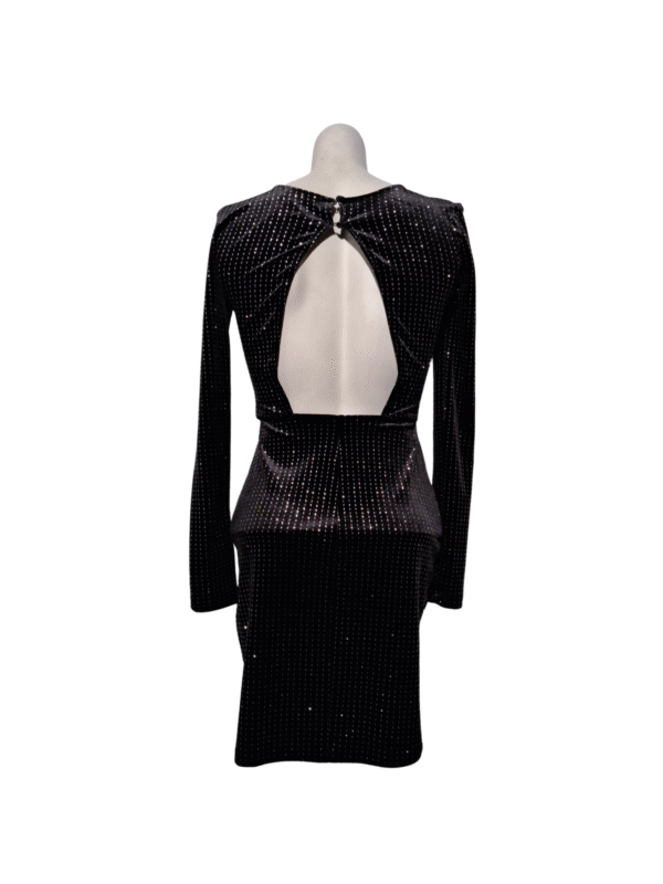 Juoda blizgi suknelė, XS