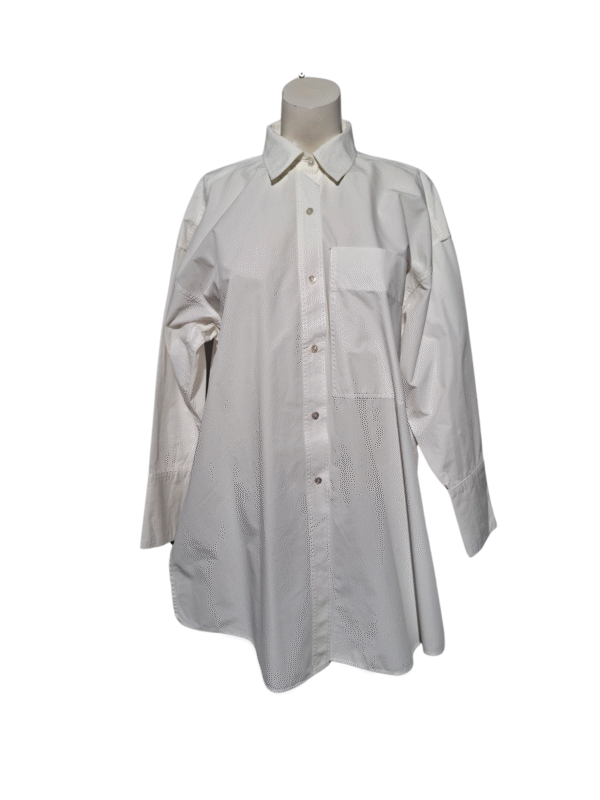 Balti MASSIMO DUTTI marškiniai, M-L