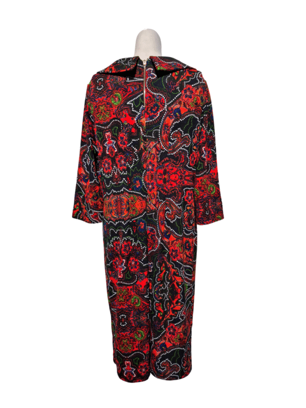 Įvairiaspalvė raštuota suknelė, XXL