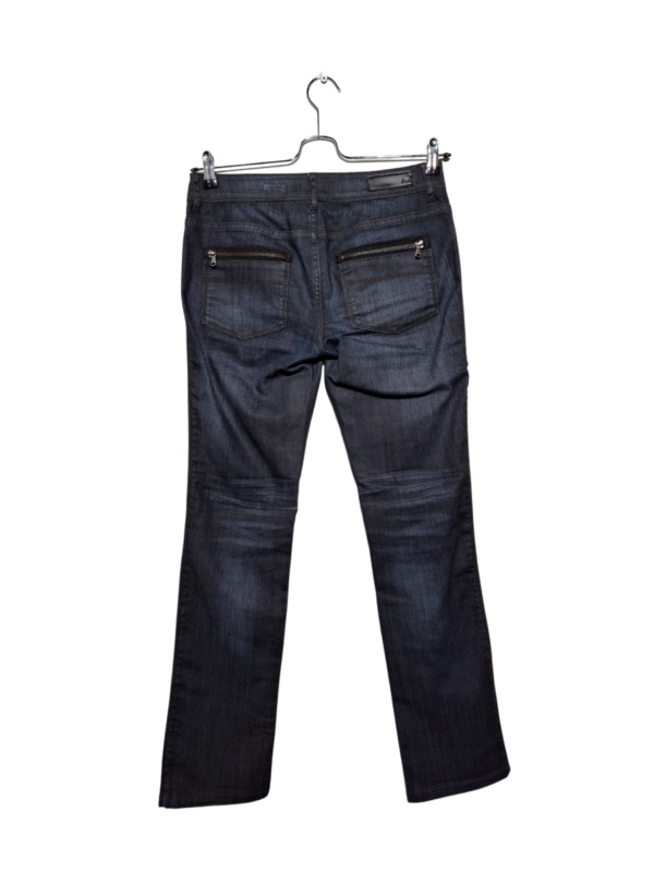 Tamsiai mėlyni džinsai, L