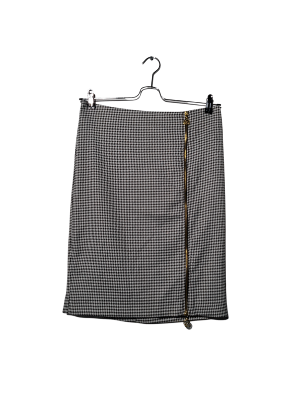 Baltas raštuotas ANNE KLEIN sijonas, NAUJAS, L