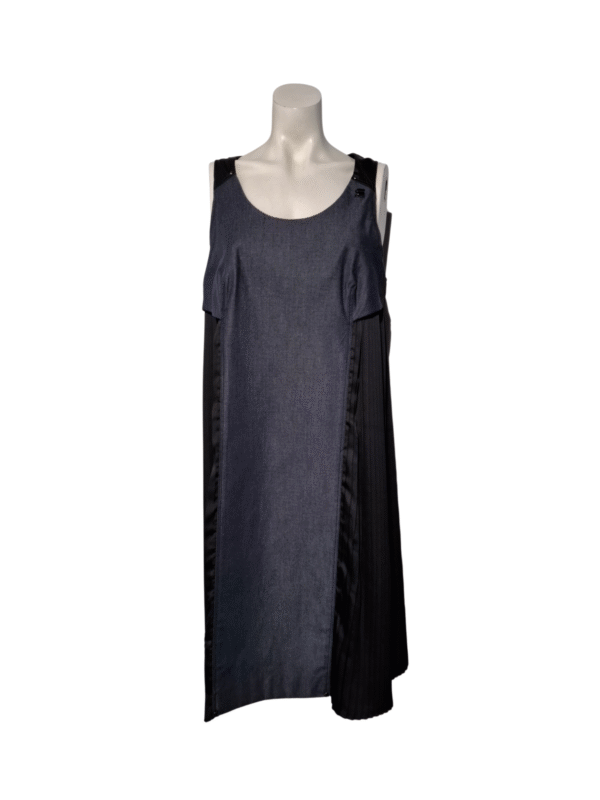 Džinsinė klostuota suknelė, XL