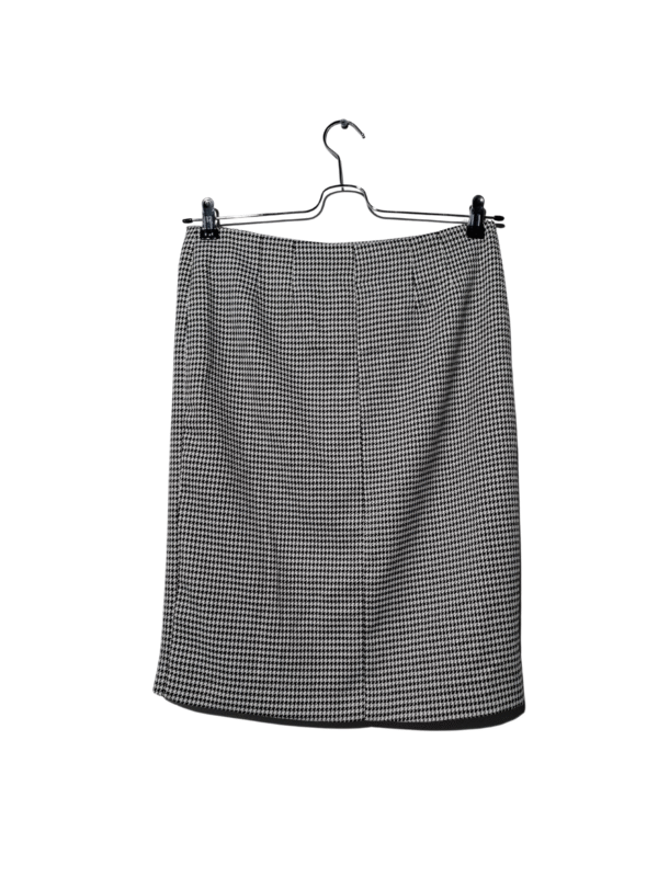 Baltas raštuotas ANNE KLEIN sijonas, NAUJAS, L