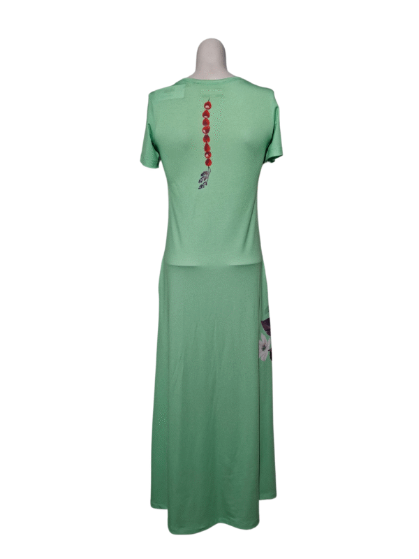 Žalia raštuota AUDIMAS suknelė, XS