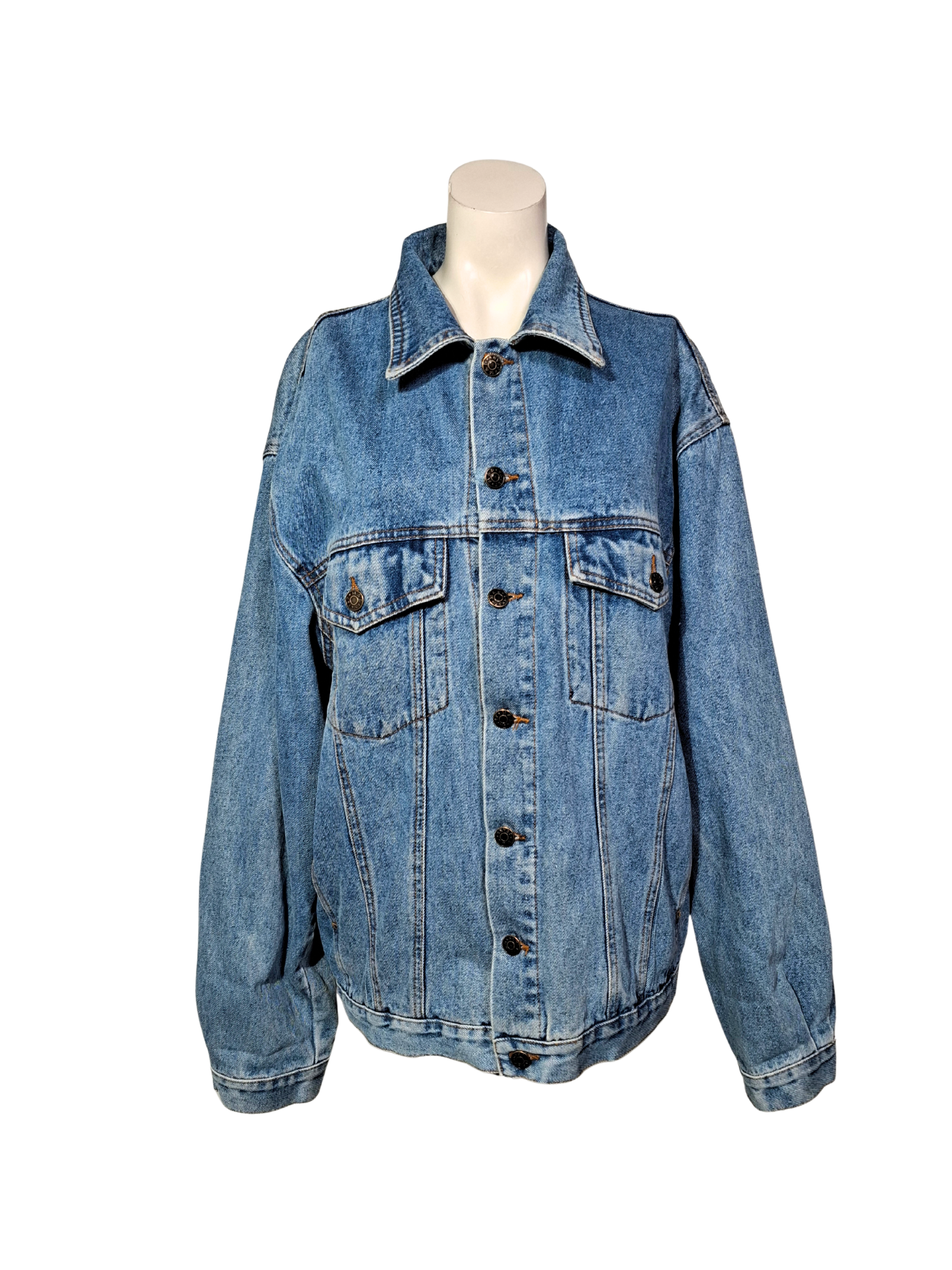 Mėlynas džinsinis M&D švarkas, L