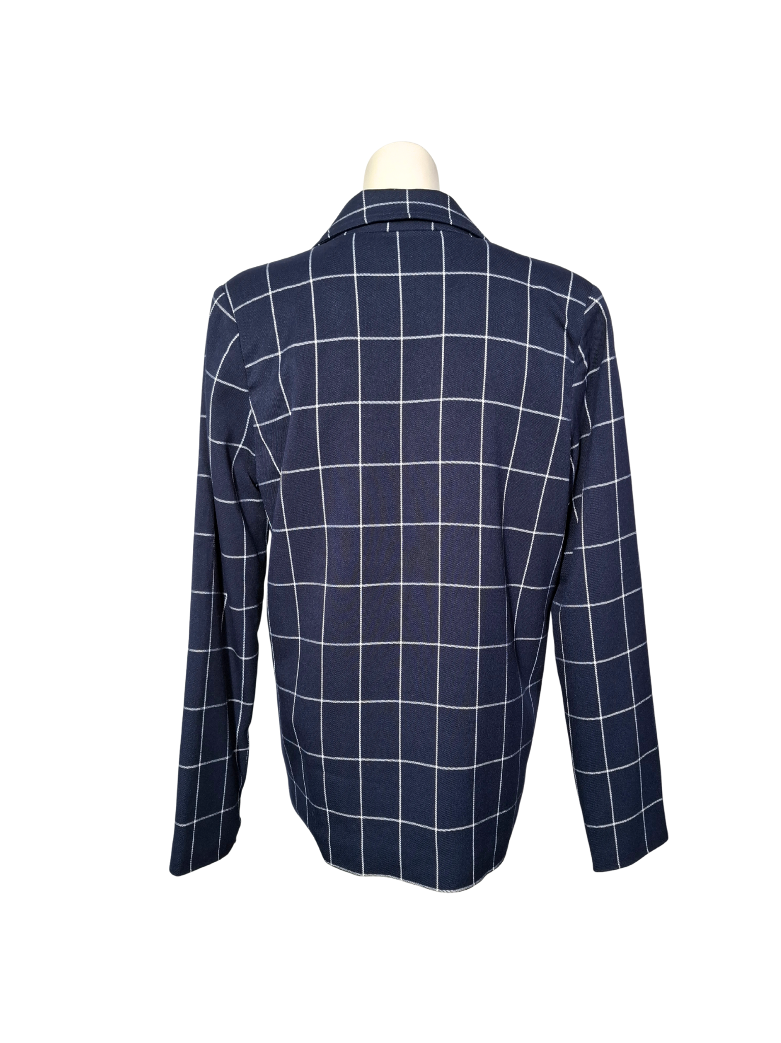 Mėlynas languotas NA-KD švarkas, S