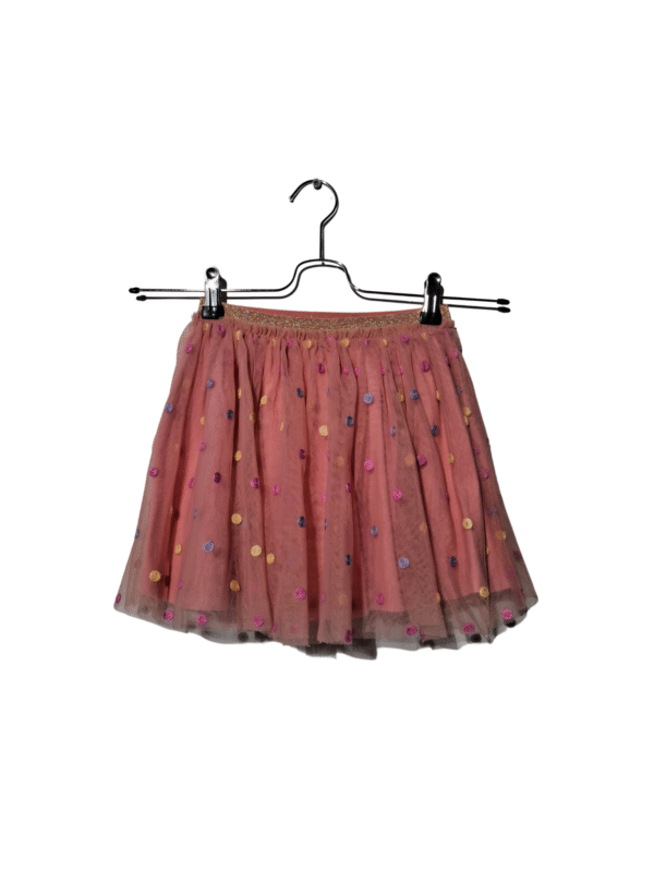 Rožinis taškuotas SINSAY vaikiškas sijonas, 134/140 cm