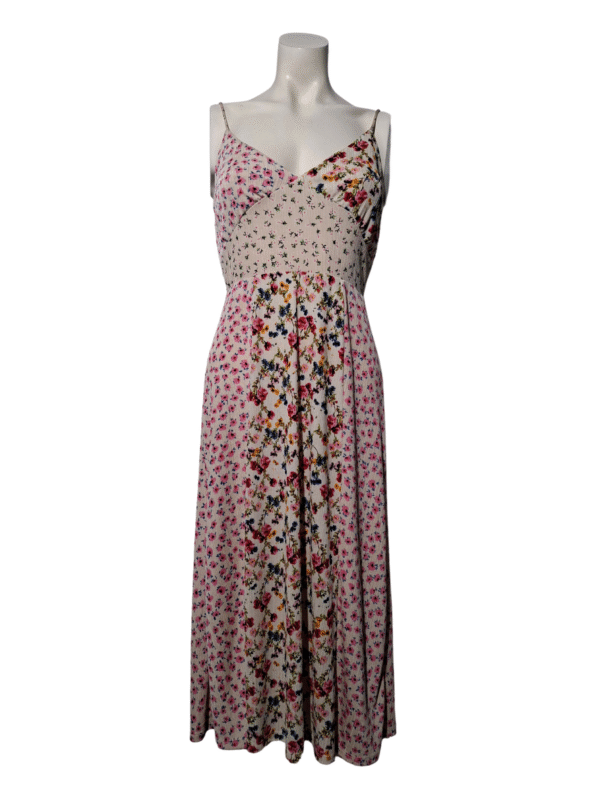 Įvairiaspalvė gėlėta ZARA suknelė, M