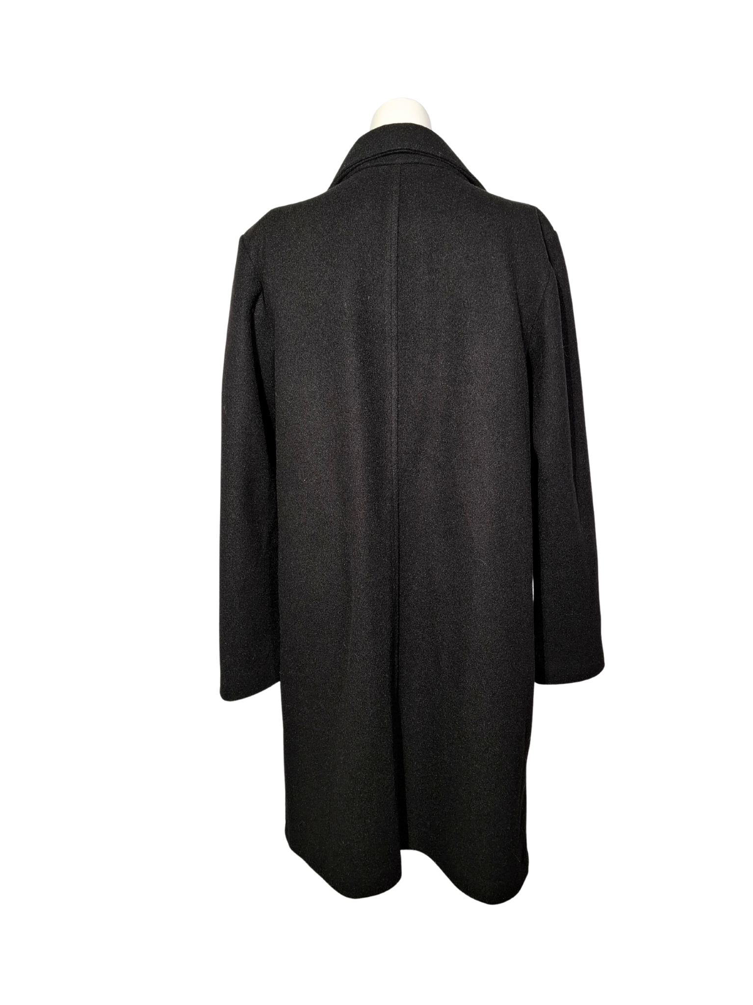 Juodas STRADIVARIUS paltas, M