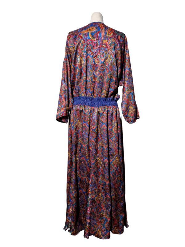 Įvairiaspalvė raštuota suknelė, L